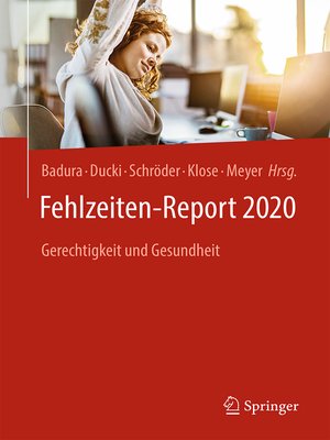 cover image of Fehlzeiten-Report 2020